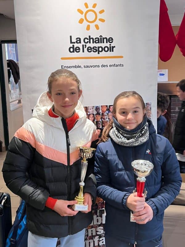 Zofia Barcik et Célestine Guilbert, titrées en double filles