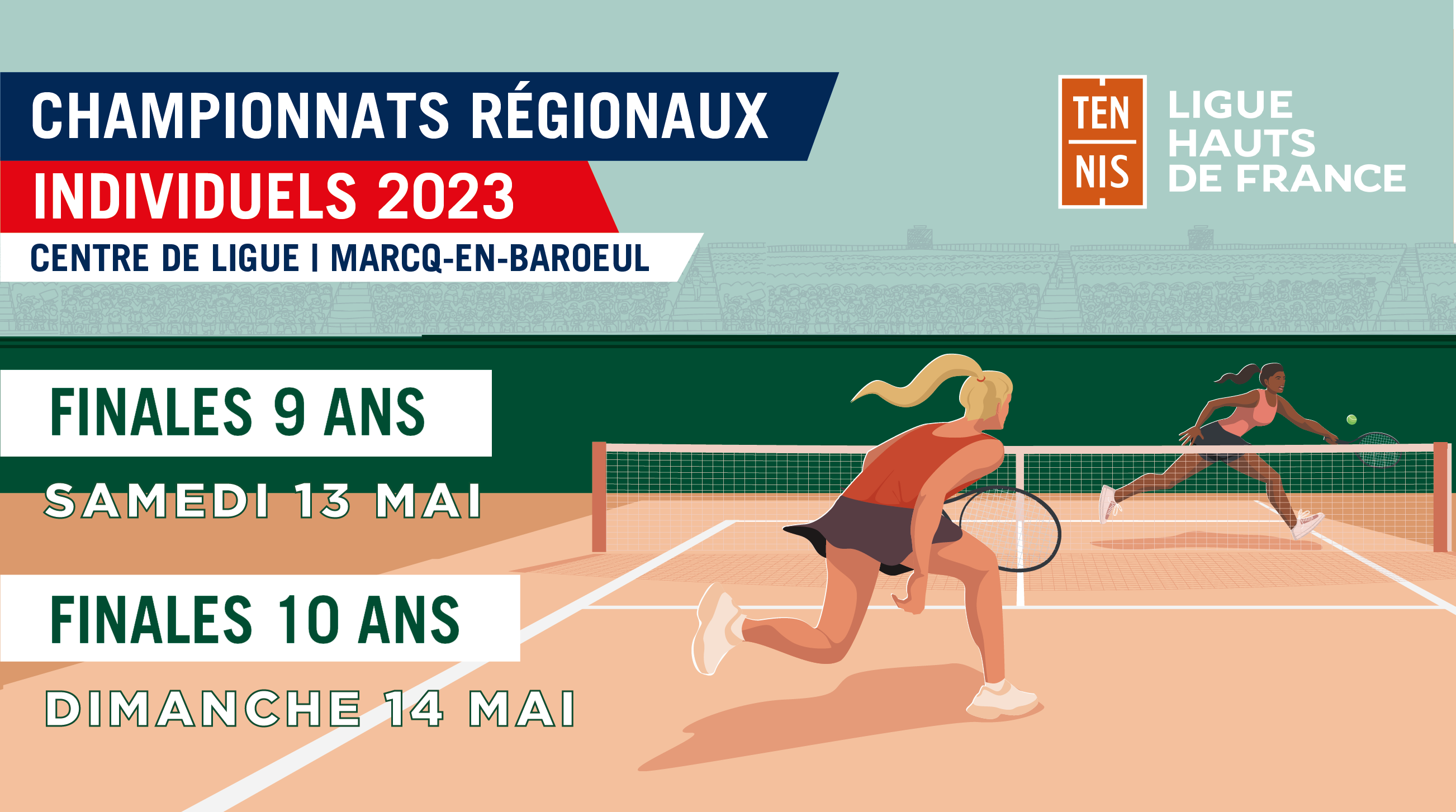Les tableaux des finales régionales individuelles 9 et 10 ans Ligue des HautsdeFrance de Tennis